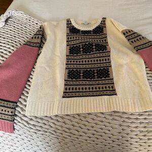 Yummy cashmere fair isle sweater from Max Mara